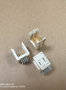 CPCI 大电流连接器 2*4 8P 180度直公座 Future Bus 电源连接器