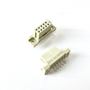欧式插座 DIN 9001-36101C00A 210 2*5P 10P 母头直孔 2.54间距