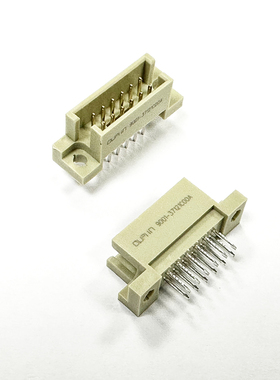 欧式插座 DIN 9001-37121C00A 212 2*6P 12P 公头直针 2.54间距