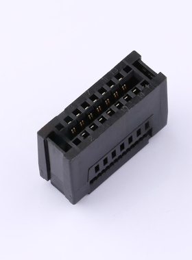 WingTAT 2.54mm压线式总线无耳14p CE-225F 黑色 EC14P03BK-0001