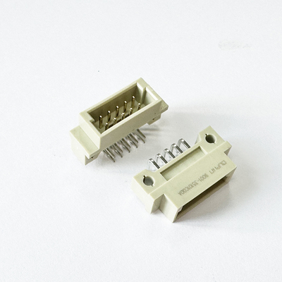 欧式插座 DIN 9001-35101C00A 210 2*5P 10P 公头弯针 2.54间距