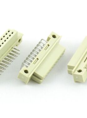 欧式插座 DIN 9001-38081C00A 208 2*4P 8P 母头弯孔 2.54间距