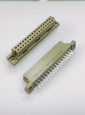 欧式插座 DIN 9001-36321C00A 232 2*16P 32P 母头直孔 2.54间距