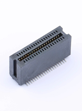 WingTAT 1.27mmPCI总线插座40P贴片金手指插槽无耳 HEV40LP03BK