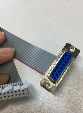 同创科技 FC16P/DB15孔 压线头 串口线 DB15母转FC16P