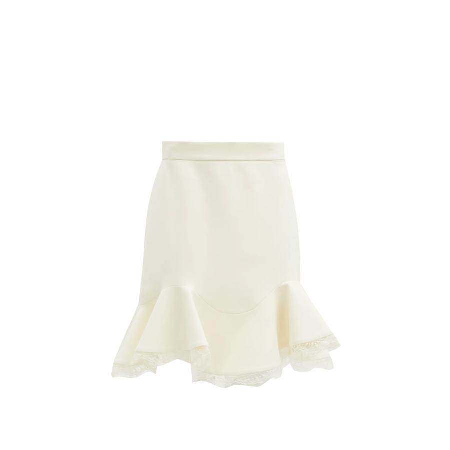 GMT英国代购20秋冬 Alexander McQueen 白色荷叶边短款半身裙6折|msdalam kategori Butik wanita / wanita, skirt - dari Buy2taobao.com untuk memberikan perkhidmatan ejen Taobao profesional membeli