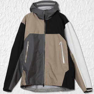 冲锋衣beta登山服LT防风防水男女同款 拼色拼接刺绣连帽硬壳滑雪服