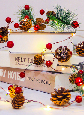 新年拍照装饰高级圣诞灯串挂饰背景布置橱窗道具摆件灯创意小挂件