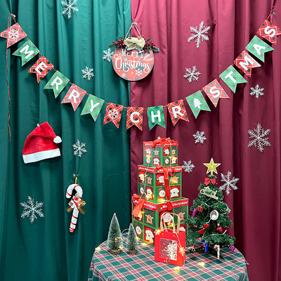 圣诞节拍照道具装饰摆件摄影背景