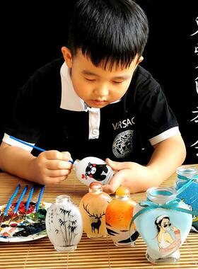 内画鼻烟壶工具内画笔内画工具手工DIY绘画材料涂色白坯夜市摆摊