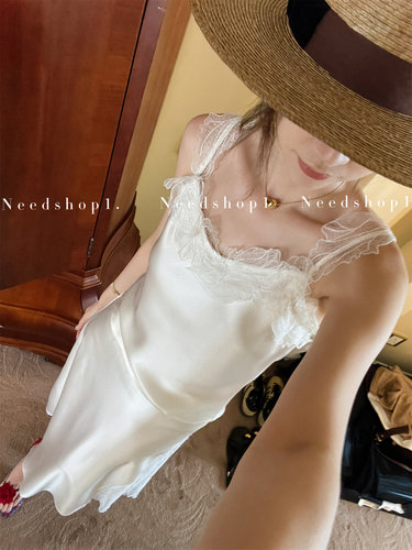 半身裙NeedShop1设计感挂脖吊带