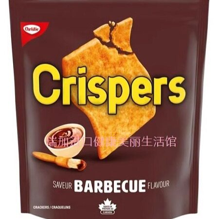 包邮加拿大Christie非油炸烧烤味薄脆饼干烘烤薯片145GX3包搭配