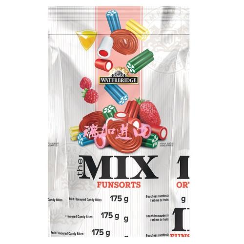加拿大Waterbridge水桥乐趣混合水果软糖175克*2包可多种口味