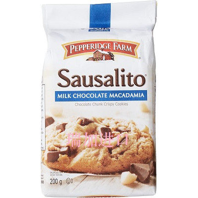 新品包加拿大邮peppermint非凡农庄夏威夷果曲奇200g*2包多种口味