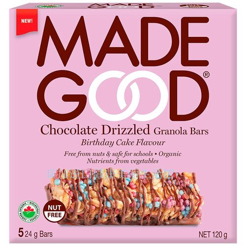 MADEGOOD燕麦谷物棒巧克力兹