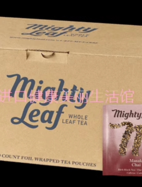 包邮加拿大Mighty美泰Masala Chai马萨拉混合茶100包整箱需订货