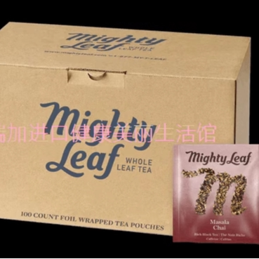 包邮加拿大Mighty美泰Masala Chai马萨拉混合茶100包整箱需订货