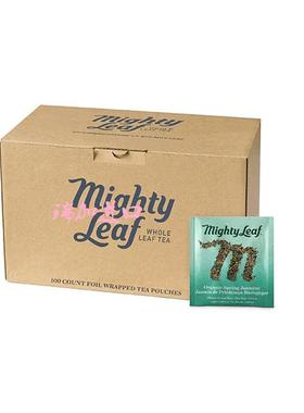 包邮加拿大Mighty leaf美泰有-机茉莉绿茶丝质茶袋100包/箱付定金