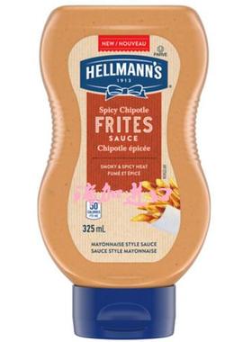 加拿大Hellmann's Frites SPICY CHIPOTLE辣薯条酱汉堡沙拉325ML