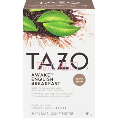 包邮加拿大英式红茶TAZO