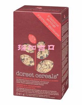 加拿大DORSET CEREALS 多赛特 小红莓樱桃杏仁麦片早餐540克