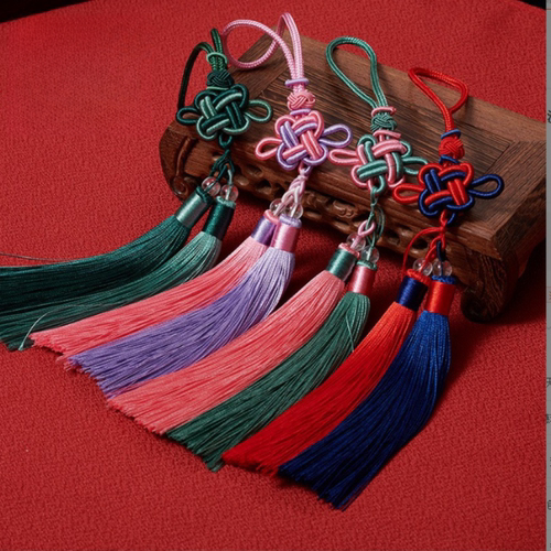 diy礼品手把绳吉祥结流苏吊穗