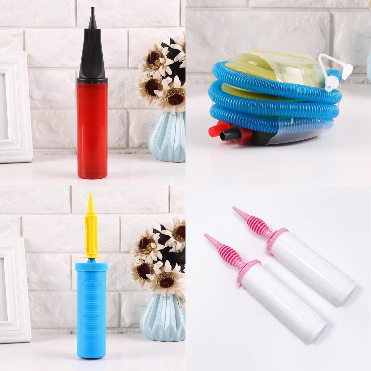 气球充气工具优质双向充气筒手动打气筒气垫船皮划艇