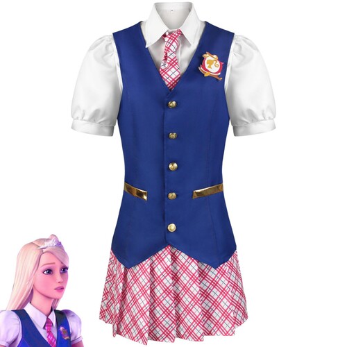 电影芭cos比公主学院校服cos服装