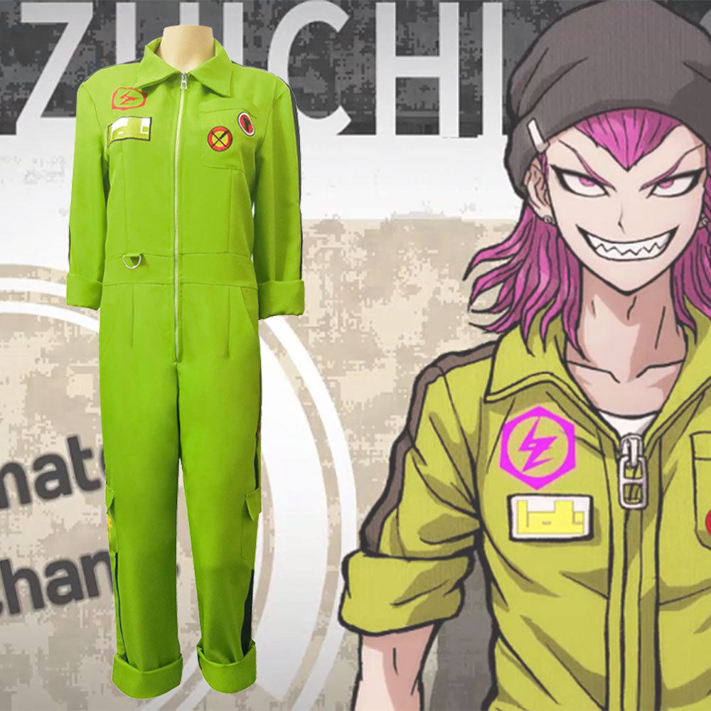 超级弹丸cos论破2服再见绝望学园左右田和一cosplay连体男女套装