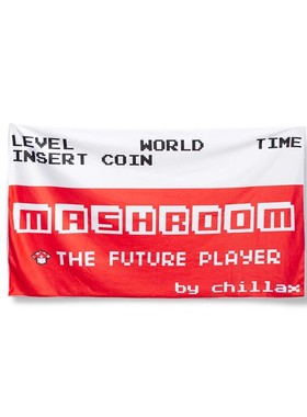 新衣城 MASHROOM Pixel Blanket游戏主题超细纤维吸水沙滩毛巾