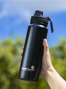 新衣城 MASHROOM 高档保温杯不锈钢便携水杯大容量户外登山保温壶