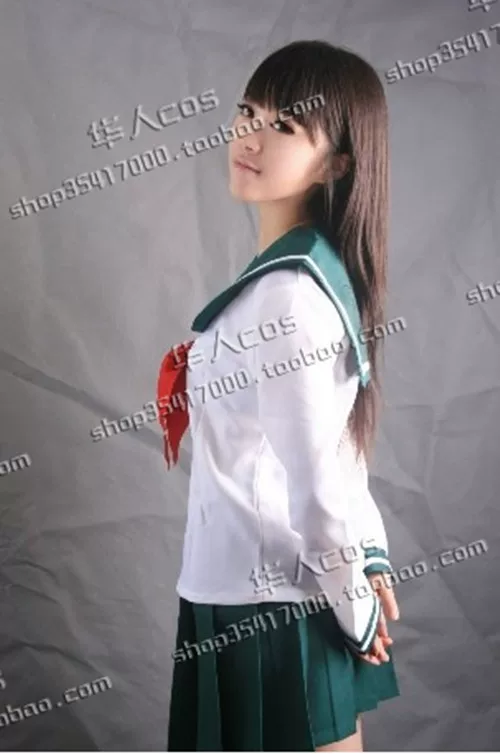 100% качество и сила оригинал Inuyasha Ni Giwei Aei Aei COS сервис японская школьная форма студент цена