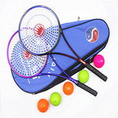 广友太极柔力球碳纤维网式 竞技柔力球拍A1红色碳素拍子