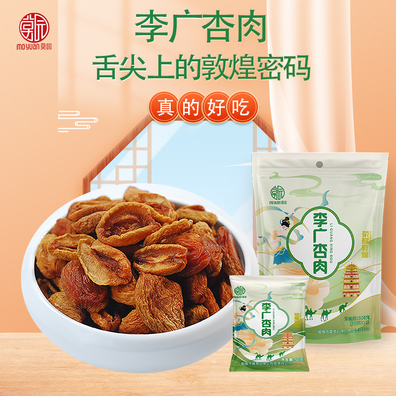 无核李广杏肉敦煌特产杏干果脯零食袋装休闲食品500克独立小包装