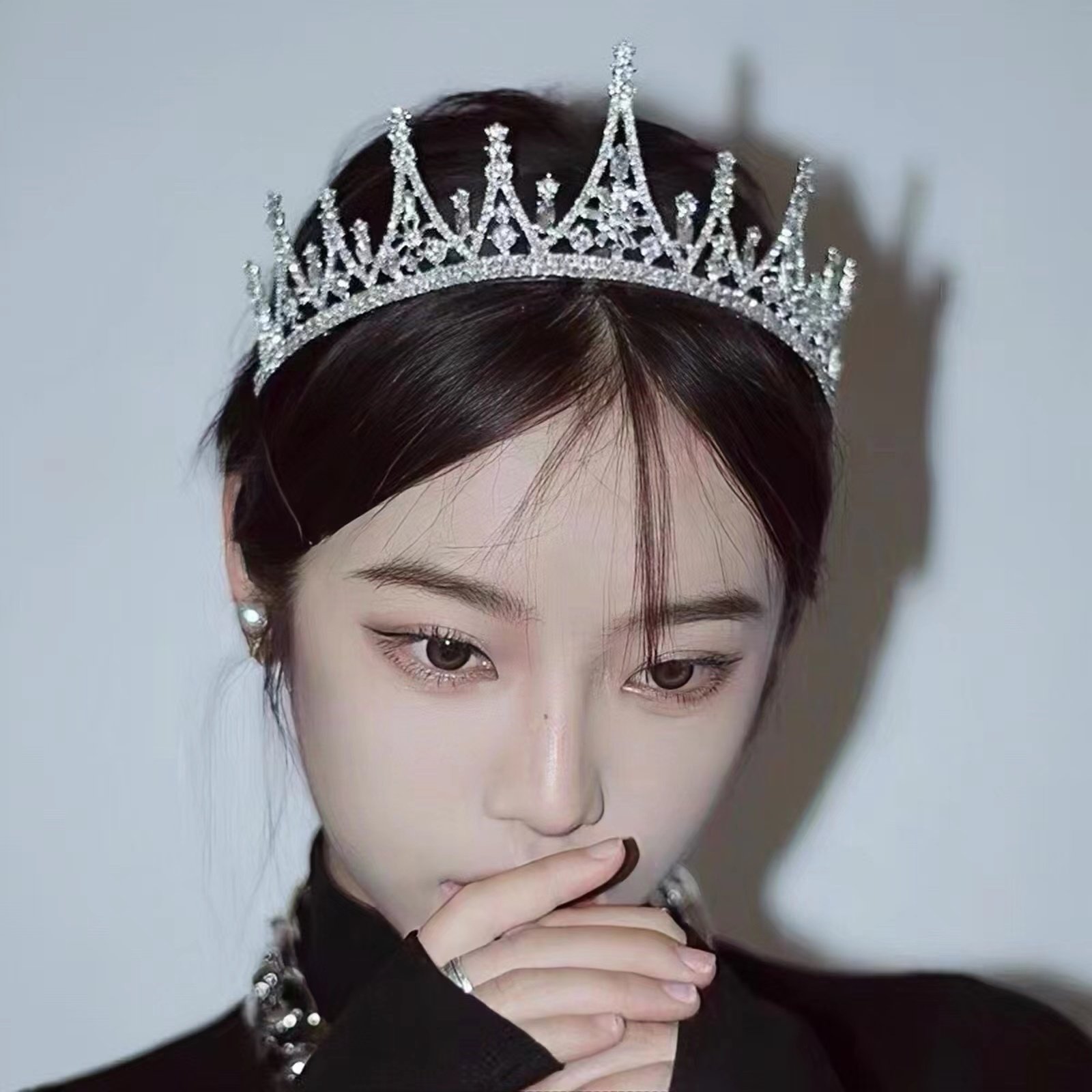 皇冠头饰新娘生日十八岁成年公主王冠超仙女王头冠网红拍照高级感