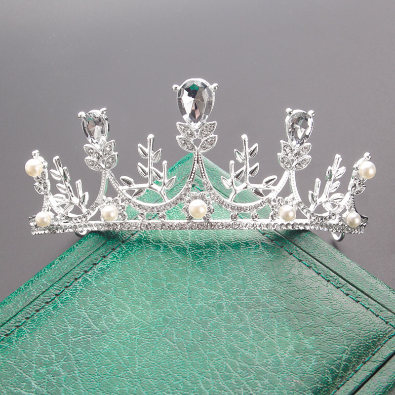 韩式公主奢华儿童小王冠女童发饰礼服配饰小女孩发卡头箍十八岁仙