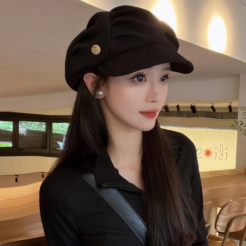 帽子假发一体女可拆卸长发褶皱云朵八角帽甜美自然显脸小假发帽子,美发护发/假发,日常整顶假发,淘宝优惠券,粉丝福利购,淘宝优惠卷