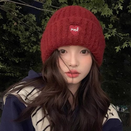 帽子假发一体仿真可拆红显白针织卷发毛线百搭时尚自然全头套秋冬