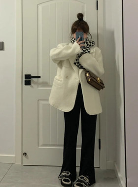 2024新款羊毛毛呢超好看外套女