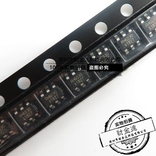 RH6030 SOT-23-6 融合单键触摸按键IC单声道电容式触摸原装可直拍