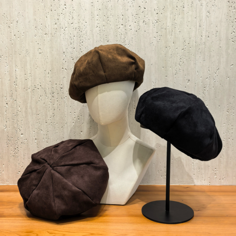 2025新款复古贝雷帽女秋季商场同款显脸小八角帽画家帽