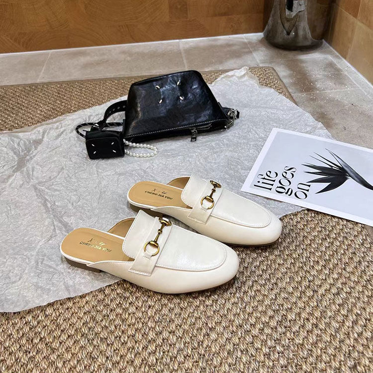 包头半拖鞋女夏外穿穆勒鞋202包头拖