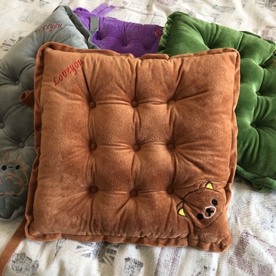 冬季毛绒保暖儿童中小学生椅子垫