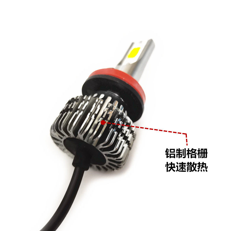 자동차 LED 슈퍼 밝은 전면 안개 방지 전구 9006H8H11H7H16 수정된 전면 안개 전구 녹색 레몬 골든 아이