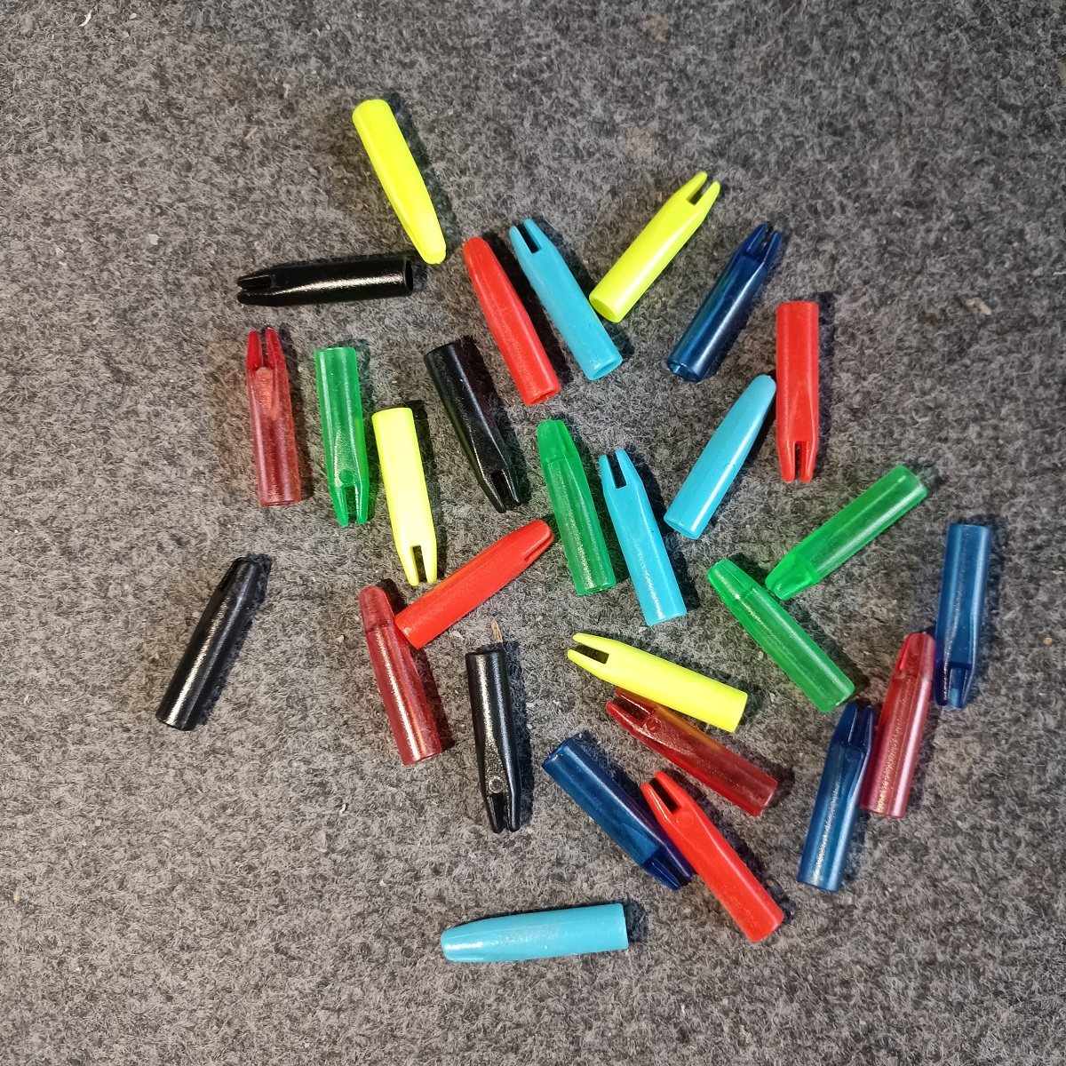 弓箭配件 外套式箭尾 外套6mm箭尾 箭尾 反曲美式分体弓射箭用品