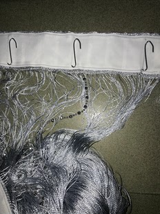 亚大纺织 窗帘门帘帘子布带挂钩加工 只是加工 不含帘子