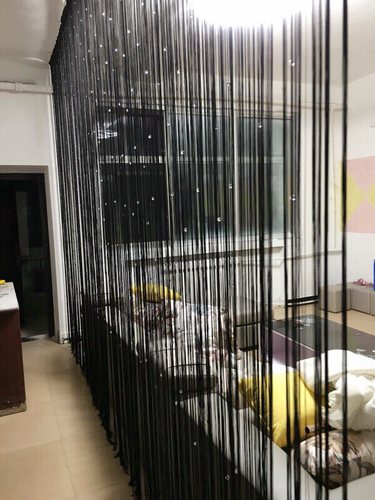 水晶流苏房间客厅美容院成品珠帘