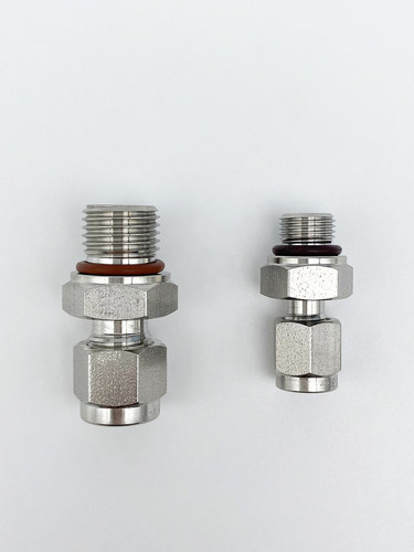 316不锈钢 G外螺纹转接头 G1/4 G1/8外丝转1/8 6mm卡套 G直通接头