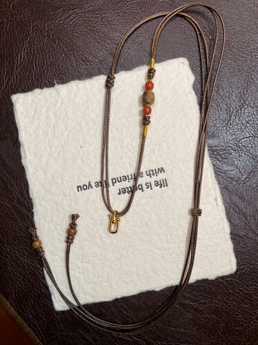 天然南红翡翠和田玉万能挂本命年蜡绳万能链小众设计闺蜜礼物