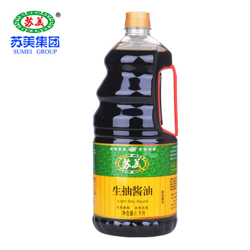 淮安特产 苏美酱油1.9L苏美生抽 酿造酱油 凉拌炒菜1桶起包邮 - 封面
